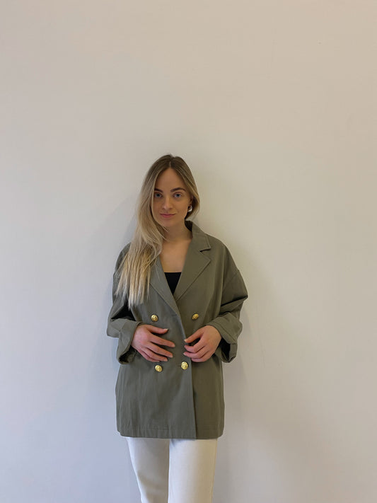 Medvilninis padidinto modelio švarkas